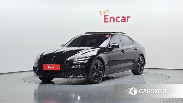 Genesis The New G70 2022 Черный из Кореи