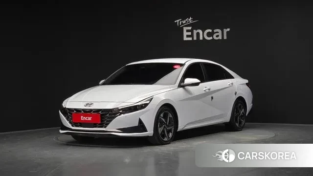 Hyundai Avante (CN7) 2020 Белый из Кореи