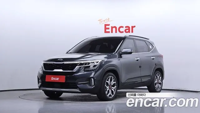Kia Seltos 2021 Серый из Кореи