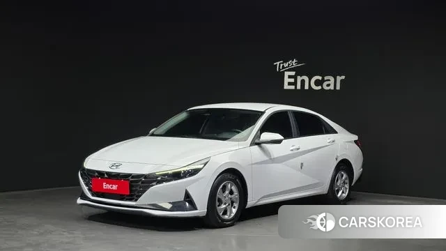 Hyundai Avante (CN7) 2021 Белый из Кореи