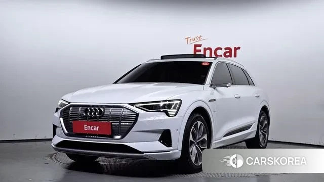 Audi e-Tron 2020 Белый из Кореи