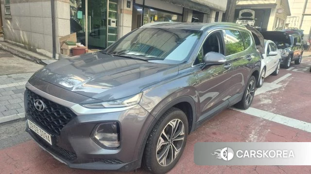 Hyundai Santa Fe TM 2019 Серый из Кореи
