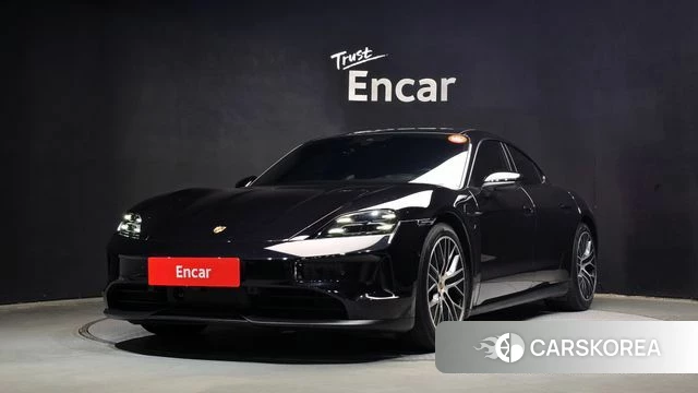 Porsche Taycan 2024 Черный из Кореи