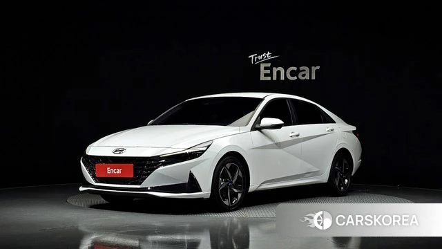 Hyundai Avante (CN7) 2020 Белый из Кореи