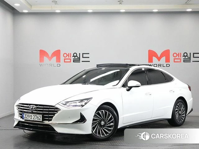 Hyundai Sonata Hybrid (DN8) 2021 Белый из Кореи