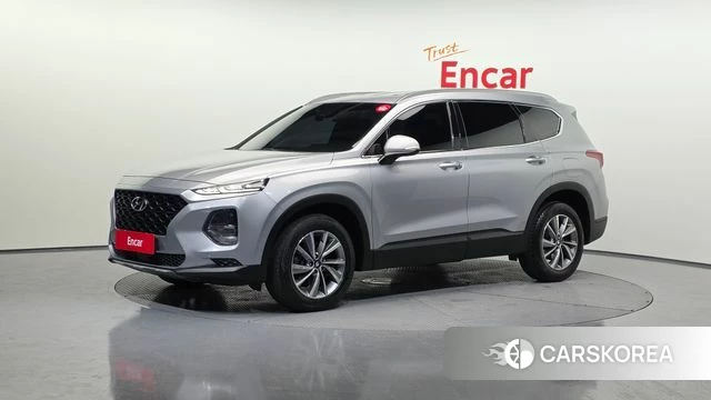 Hyundai Santa Fe TM 2019 Серебристо-серый из Кореи