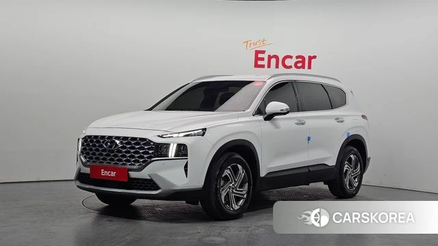 Hyundai The New Santa Fe 2021 Белый из Кореи