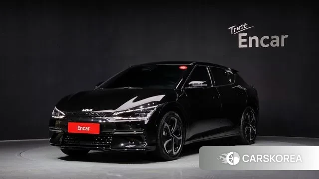 Kia EV6 2022 Черный из Кореи