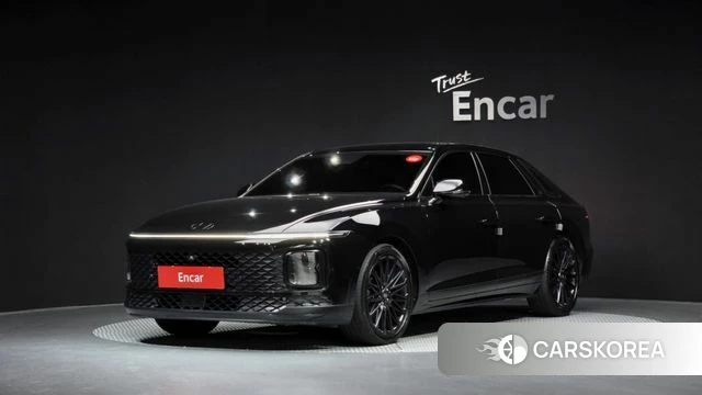 Hyundai Grandeur (GN7) 2023 Черный из Кореи