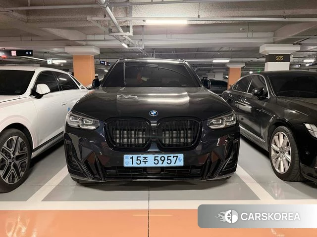 BMW iX3 2022 Черный из Кореи