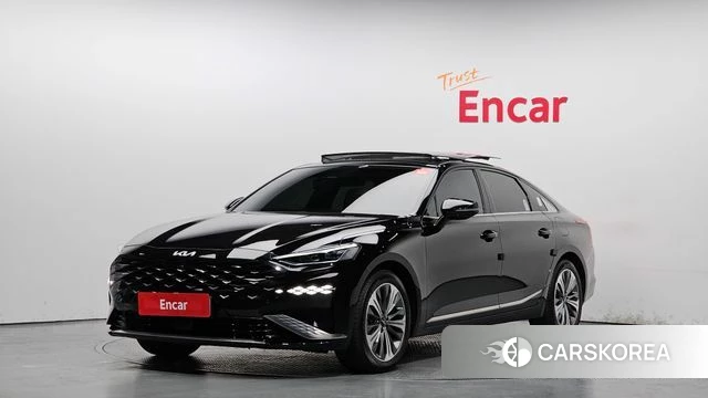 Kia K8 Hybrid 2024 Черный из Кореи