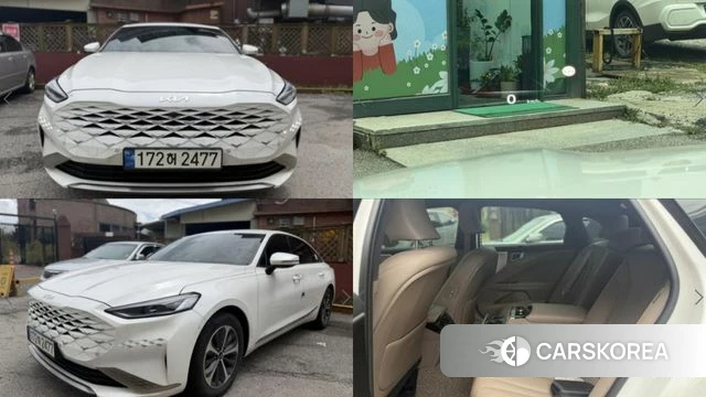 Kia K8 Hybrid 2022 Белый из Кореи