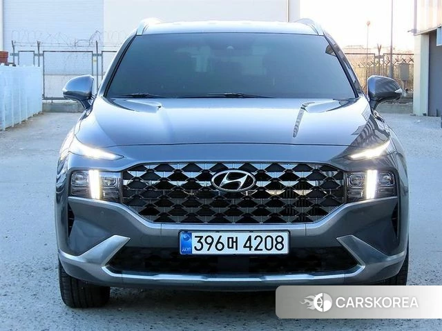 Hyundai The New Santa Fe 2021 Серый из Кореи