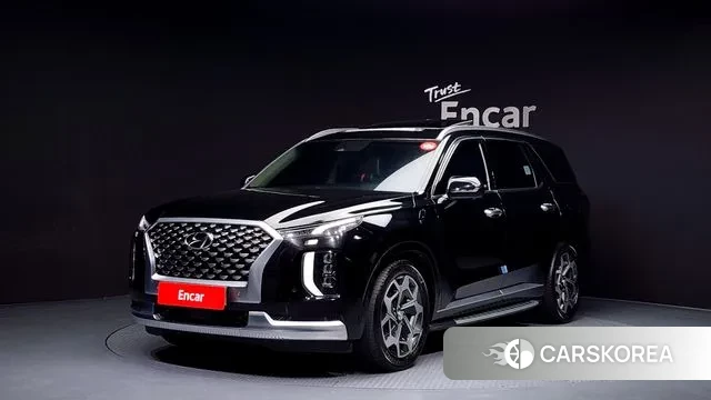 Hyundai Palisade 2021 Черный из Кореи