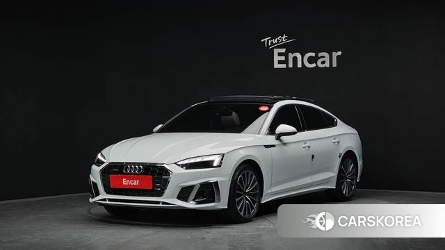 Audi A5 (F5) 2023 Белый из Кореи