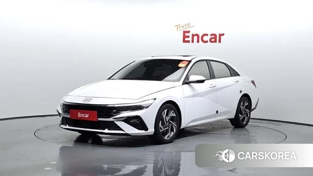Hyundai The New Avante (CN7) 2024 Белый из Кореи