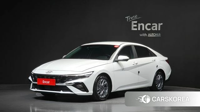 Hyundai The New Avante (CN7) 2023 Белый из Кореи