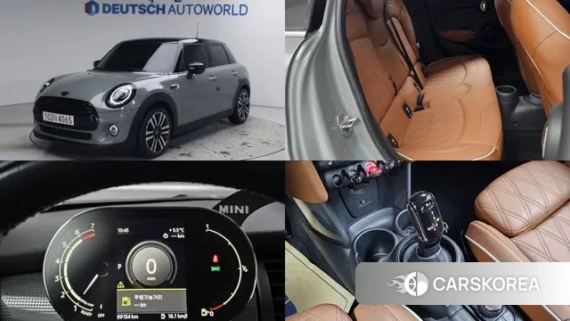 Mini Cooper 2021 Серый из Кореи