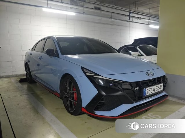 Hyundai Avante (CN7) 2022 Небесно-голубой из Кореи