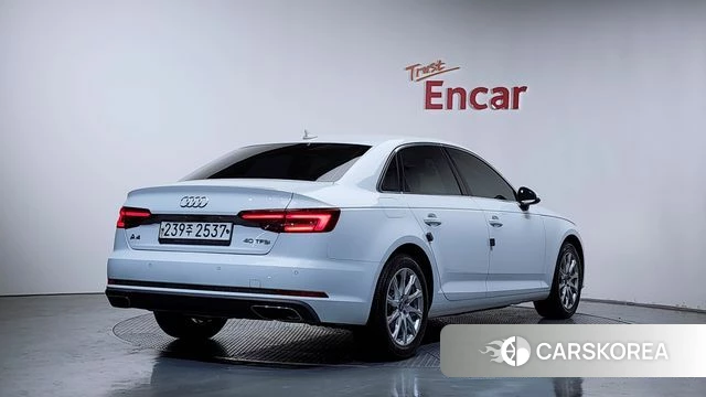 Audi A4 (B9) 2019 Белый из Кореи