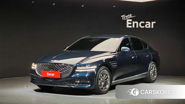 Genesis G80 (RG3) 2021 Синий нефрит из Кореи