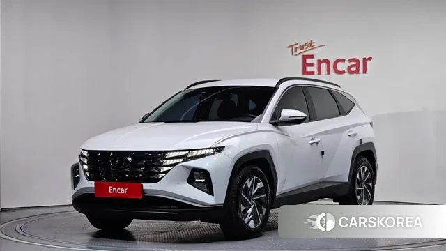 Hyundai Tucson Hybrid (NX4) 2021 Белый из Кореи