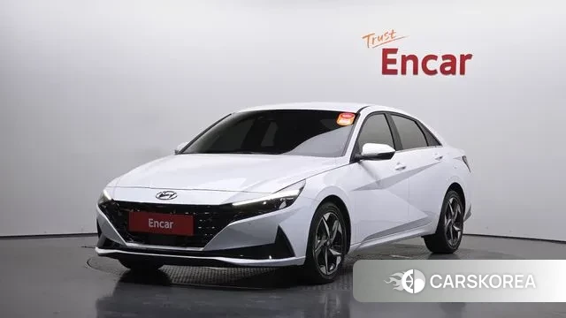 Hyundai Avante (CN7) 2021 Белый из Кореи