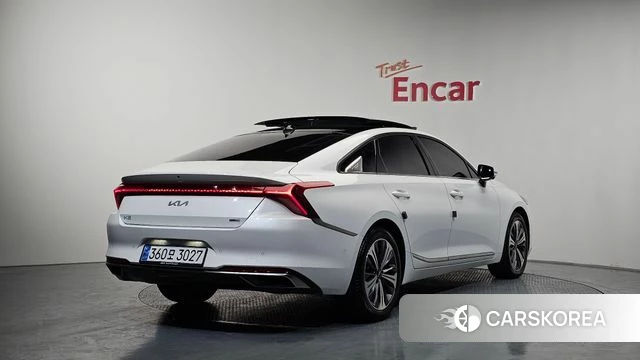 Kia K8 Hybrid 2023 Белый из Кореи