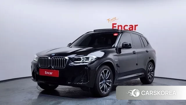 BMW X3 (G01) 2021 Черный из Кореи