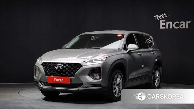 Hyundai Santa Fe TM 2018 Серебристо-серый из Кореи