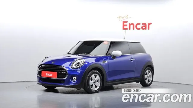 Mini Cooper 2020 Синий из Кореи