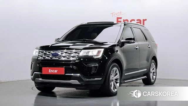 Ford Explorer 2018 Черный из Кореи