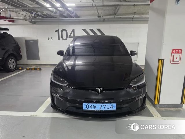 Tesla Model X 2023 Серый из Кореи