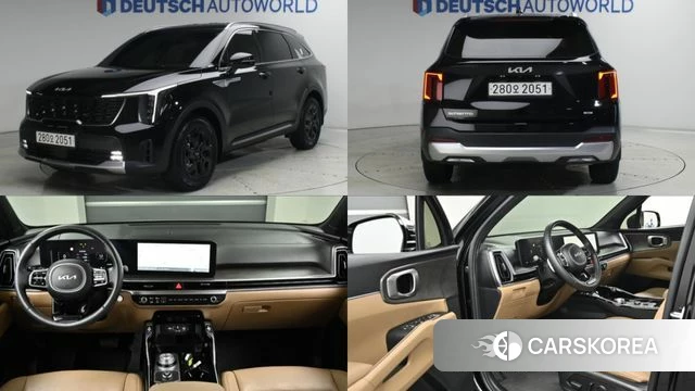 Kia The New Sorento 4th Generation 2024 Черный из Кореи