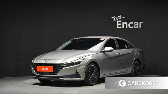 Hyundai Avante Hybrid (CN7) 2022 Серый из Кореи