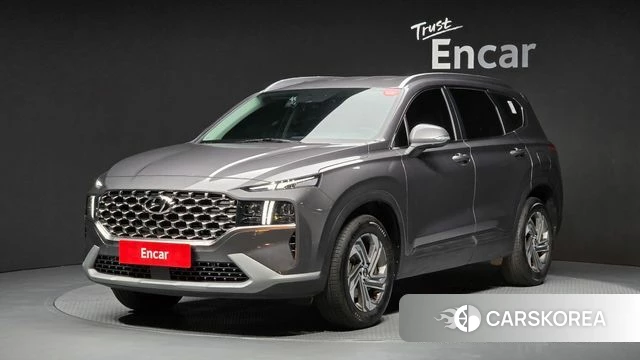 Hyundai The New Santa Fe 2022 Серый из Кореи