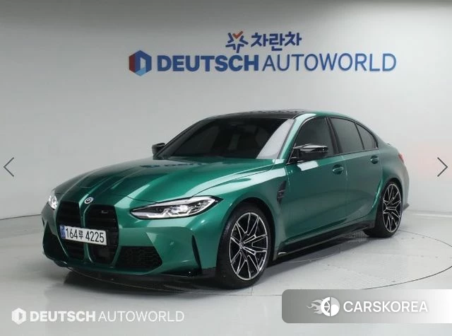 BMW M3 (G80) 2022 Зеленый из Кореи