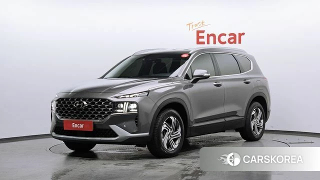 Hyundai The New Santa Fe 2022 Серый из Кореи