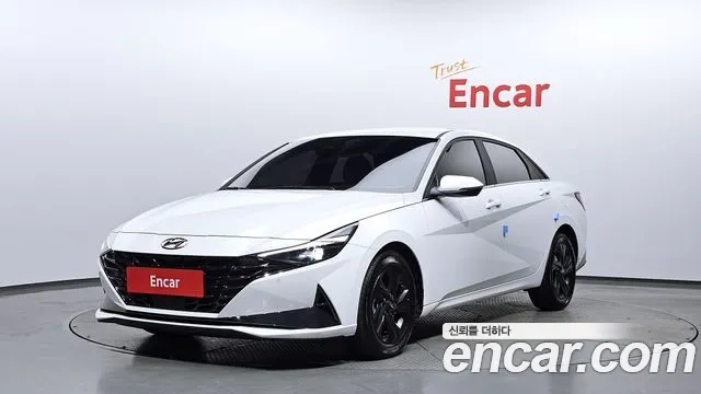 Hyundai Avante (CN7) 2020 Белый из Кореи