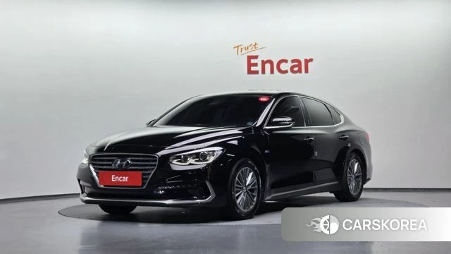 Hyundai Grandeur IG Hybrid 2019 Черный из Кореи