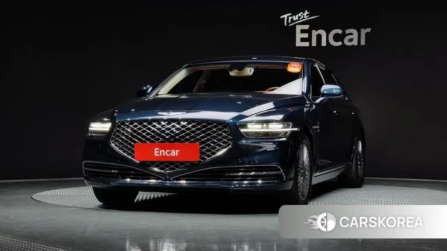 Genesis G90 2021 Темно-зеленый из Кореи