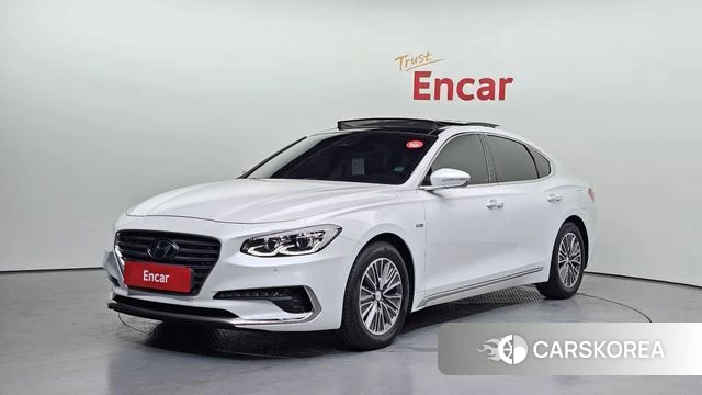 Hyundai Grandeur IG Hybrid 2019 Белый из Кореи