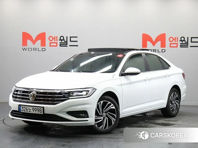Volkswagen 7th Generation of Jetta 2021 Белый из Кореи