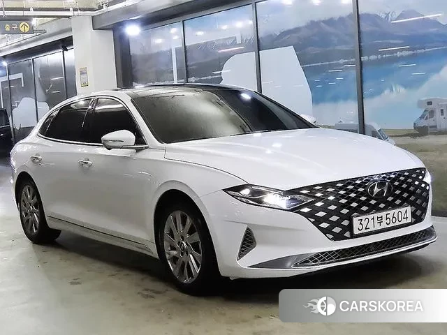 Hyundai The New Grandeur IG Hybrid 2020 Белый из Кореи