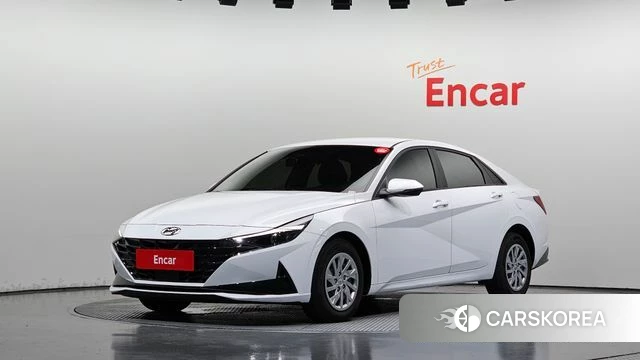 Hyundai Avante (CN7) 2021 Белый из Кореи