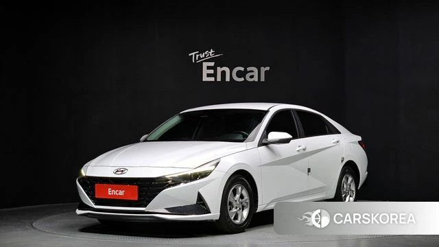 Hyundai Avante (CN7) 2021 Белый из Кореи