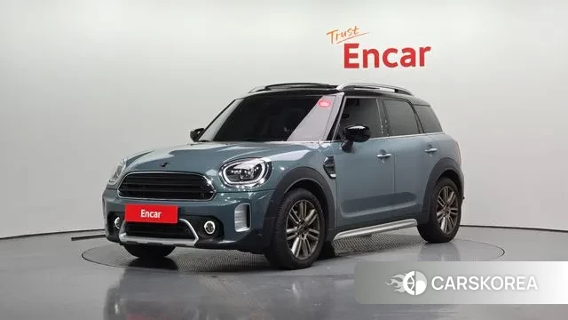 Mini Cooper Countryman 2022 Небесно-голубой из Кореи