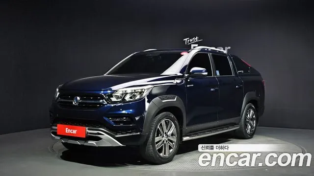 Ssangyong Rexton Sports 2019 Синий из Кореи