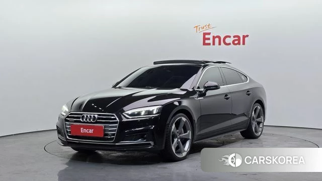 Audi A5 (F5) 2019 Черный из Кореи