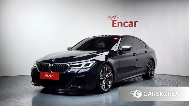 BMW 5 Series (G30) 2022 Черный из Кореи